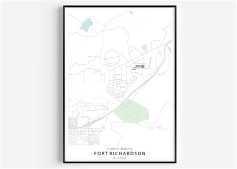 FORT RICHARDSON MAP, Map of Fort Richardson, Fort Richardson Alaska ...