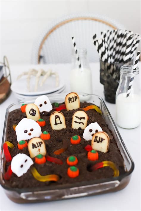 Halloween Graveyard Cake - Pure Joy Home