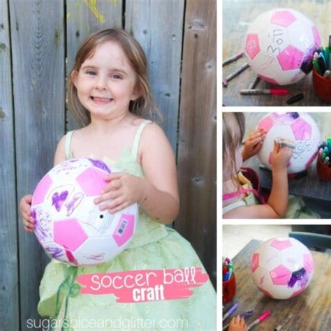 Soccer Ball Craft ⋆ Sugar, Spice and Glitter