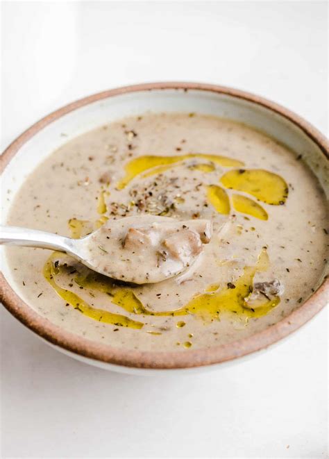 Vegan Cream of Mushroom Soup – Salted Plains