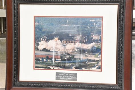 Companies Estate Sales - Photograph Of Fulton County Stadium Demolition