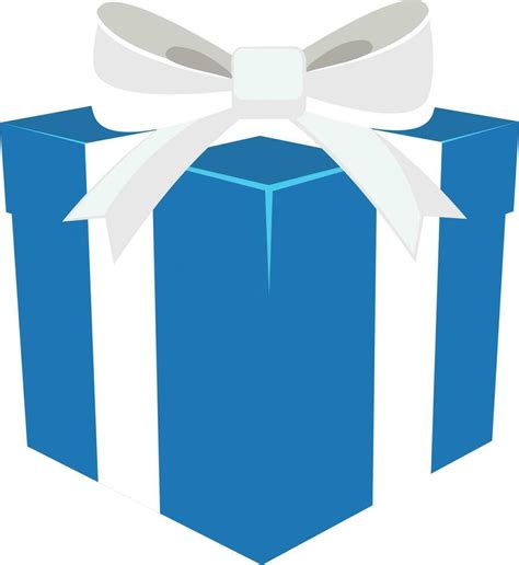 3D illustration of blue gift box icon. 24236755 Vector Art at Vecteezy