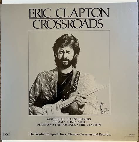 Eric Clapton: Crossroads Album Poster 1988 24x24 - Etsy