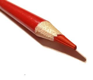 Red colored pencil by Sgoolsby