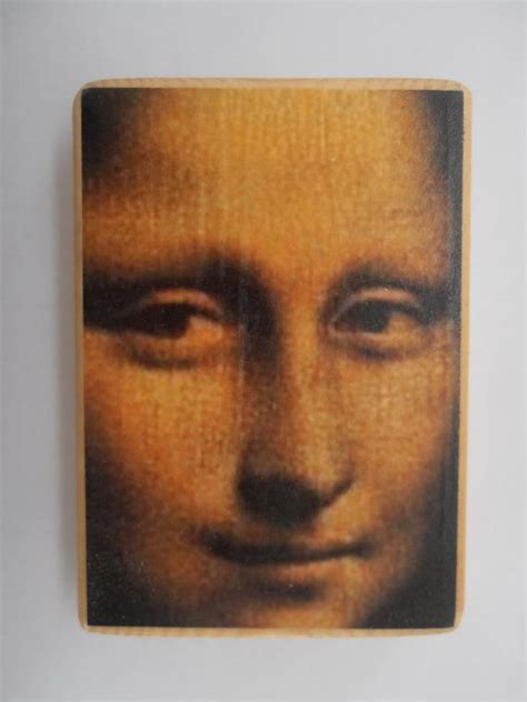 Mona Lisa Mini Print On Wood wall hanging Decoration by minka7179, $15.00 | Hanging wall decor ...