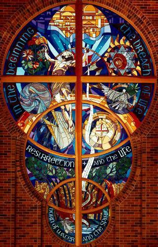 Theatrical Theology: Trinity: stained glass window