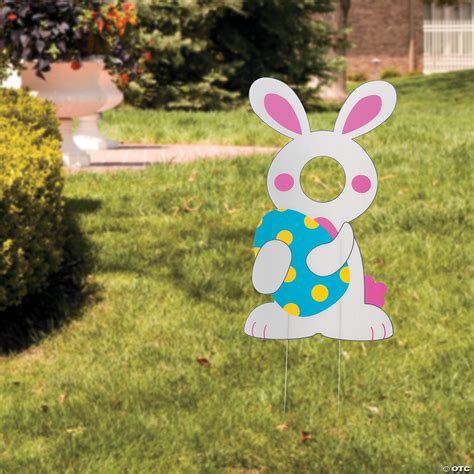 Easter Bunny Face Yard Sign