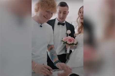 Ed Sheeran Crashes and Performs at Couple's Las Vegas Chapel Wedding ...