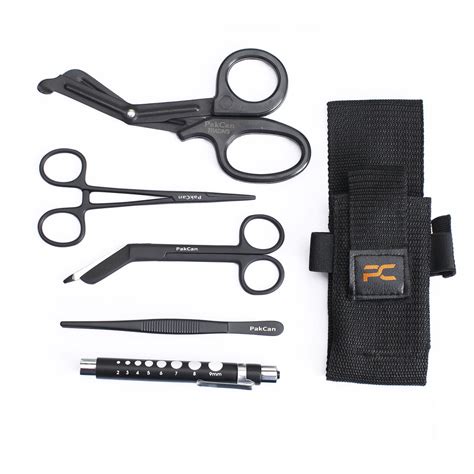 EMT Emergency First Responder Rescue Tool Kit Pouch with Tactical Blac ...