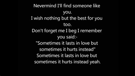 Adele - Someone Like You! Lyrics. - YouTube