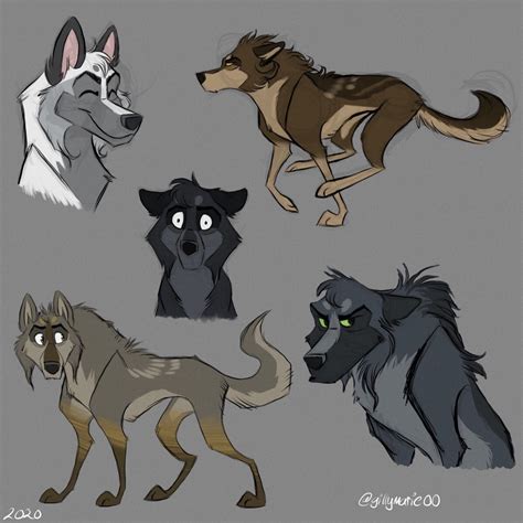 ArtStation - Wolf Character Design