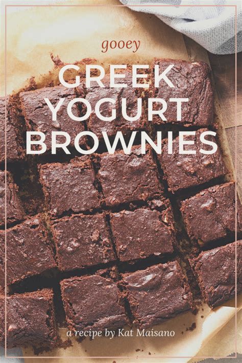 Greek Yogurt Brownies - Keep Going, Kat