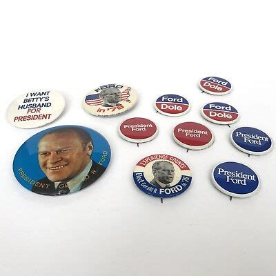 Gerald Ford political Campaign Buttons Badges US President Lot | eBay