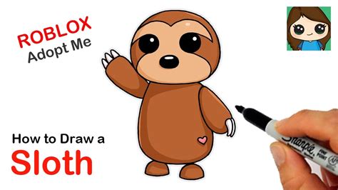 How to Draw a Sloth | Roblox Adopt Me Pet