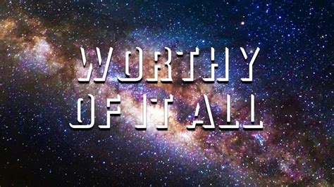 Worthy Of It All - Instrumental Cover - YouTube