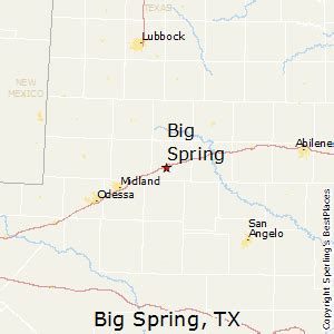 Big Spring Texas Map - Shina Dorolisa