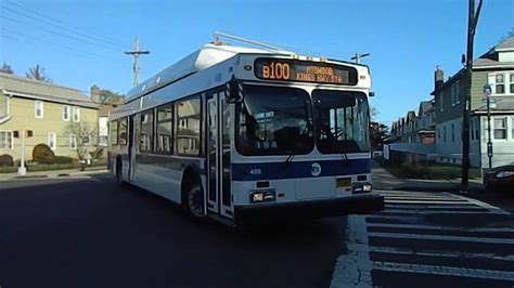 MTA Bus Company 2011 New Flyer Industries C40LF #498 on the B100 - YouTube