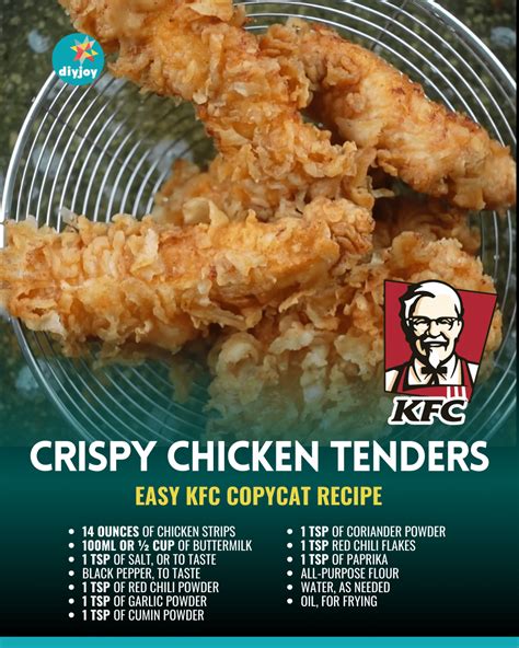 Easy KFC-Style Crispy Chicken Tenders Recipe