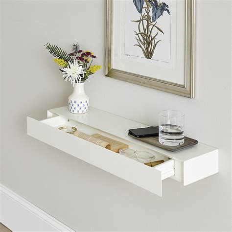 floating shelf with drawer