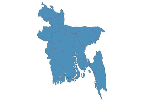 Bangladesh Train Map SVG Vector - Railway Map