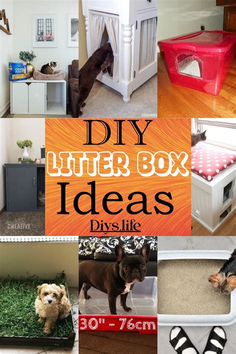 18 DIY litter Box Ideas For Pets - DIYS
