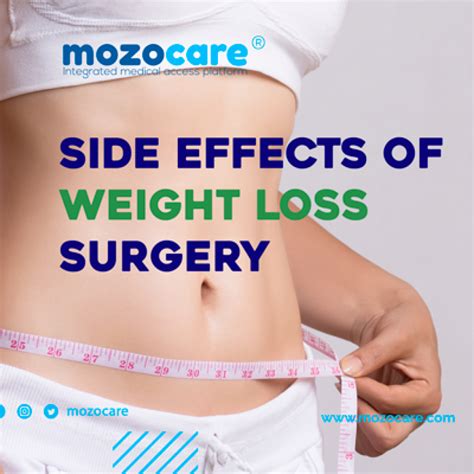 5 major side effects of weight loss surgery | Mozocare Insights