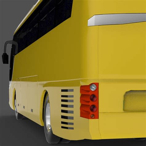 hino bus coach 3d model