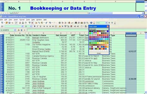 Bookkeeping Spreadsheet Example inside Examples Of Bookkeeping Spreadsheets And Single Entry ...