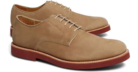 Brooks Brothers Suede Buck in Tan (Natural) for Men - Lyst