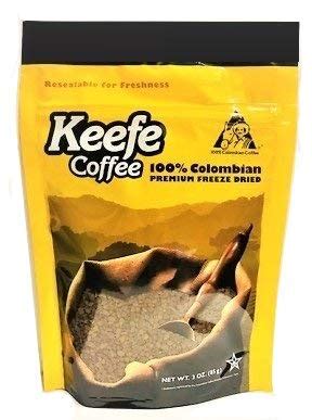 Amazon.com : Keefe Coffee 100% Colombian Premium Freeze Dried Coffee ...