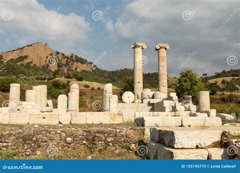 Ruins of the Temple of Artemis Stock Photo - Image of artemis, landmark: 125745770