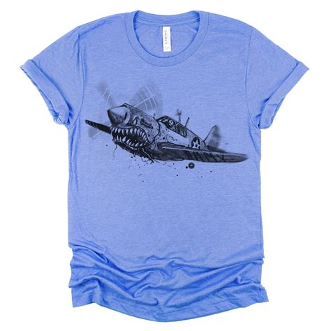 Warbird WW2 Plane Unisex T-shirt/ Vintage Airplane Nose Art/ | Etsy