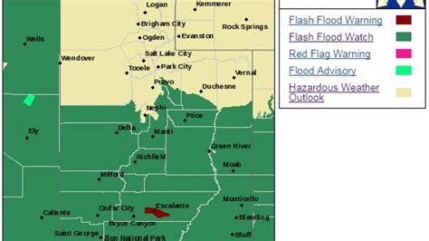 Moisture moves into Utah, flash flood watch issued | KUTV