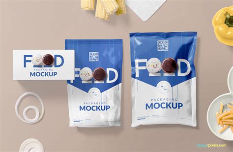 Free Food Packaging Mockup PSD :: Behance