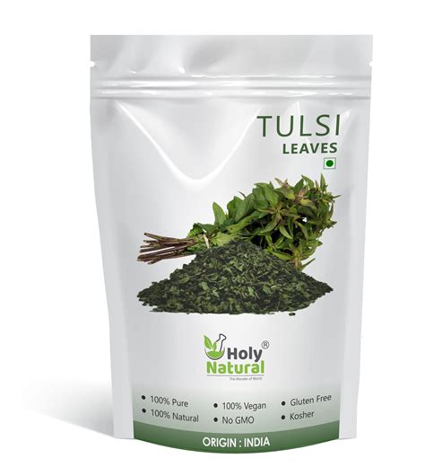 Buy Holy Natural Tulsi Leaves 100 Gm | Queen of s | Dried Tulsi Leaves ...