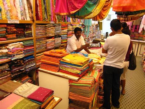 Typical Indian clothing shop. Just pick your fabric and get measured ...