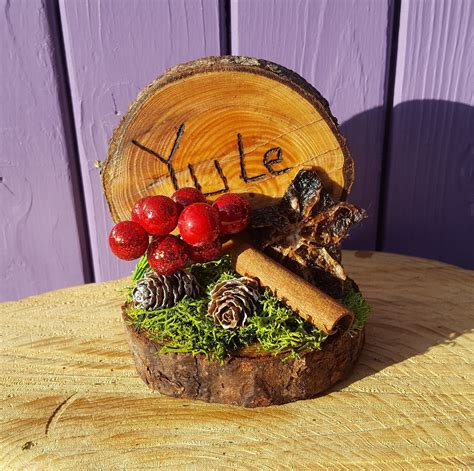 Yule Decoration Yuletide Home Decor Winter Solstice Pagan | Etsy