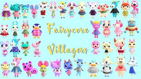 Villagers for your Fairycore Island! Animal Crossing: New Horizons ...