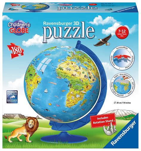 Ravensburger -Children's World Globe 3D Puzzle (180 pc) | eBay