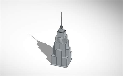 3D design The Empire State Building - Tinkercad