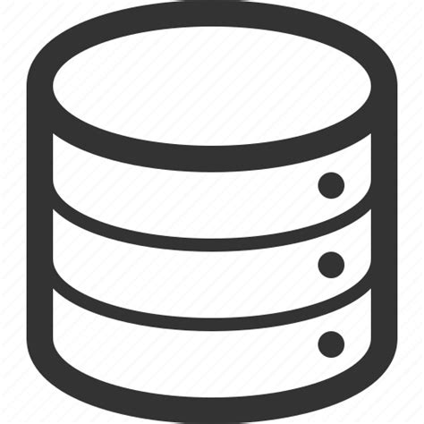 Cache, data base, database, disk, library icon