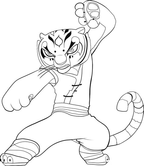 Kung Fu Panda Tigress Coloring Pages at GetColorings.com | Free printable colorings pages to ...