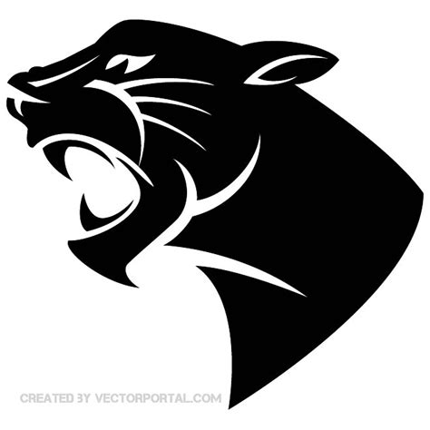 de cabeza de pantera image.ai Royalty Free Stock SVG Vector