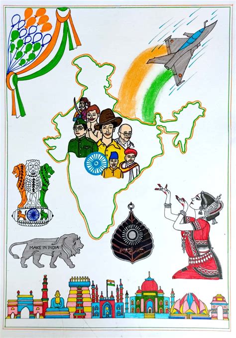 Hamara India (theme drawing) | Elişi fikirleri