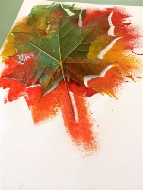 Autumn Leaf Painting