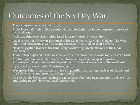 PPT - The 1967 Six Day War PowerPoint Presentation, free download - ID:2423585