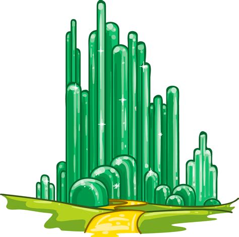 Clip Art Emerald City Clip Art - City Of Oz - Png Download - Full Size Clipart (#313045 ...