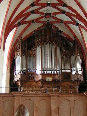 PIPE ORGANS: Johann Sebastian Bach playing Johann Sebastian Bach (1685-1750) Thomaskirche (Leipzig)