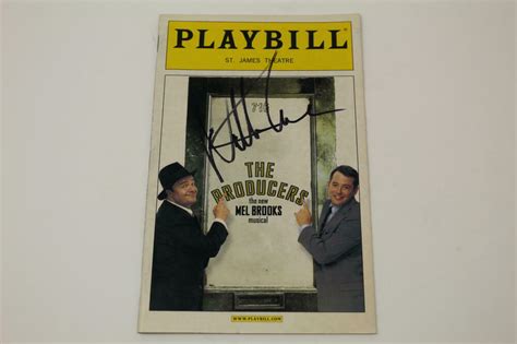 NATHAN LANE SIGNED AUTOGRAPH "THE PRODUCERS" ORIGINAL BROADWAY PLAYBILL ...