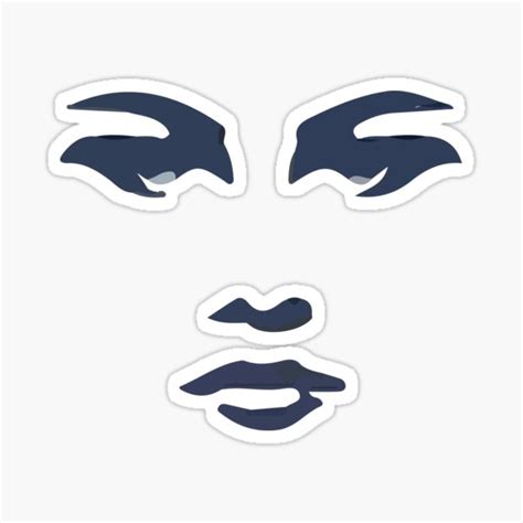 Eyes Mouth Nose Stickers | Redbubble